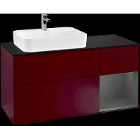 Villeroy & Boch V&B Waschtischunterschrank FINION 1200x603x501 Abdpl bl Reg anth ma/Peony