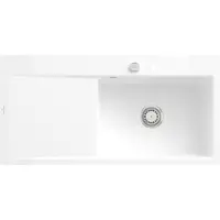 Villeroy & Boch Keramikspüle 33612FR1, Subway Style 60 Flat Flächenbündige Spüle
