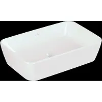 Villeroy & Boch VB Aufsatzwaschbecken Architectura 600x 405mm re-eckig m. ÜL. Weiß Alpin cplus