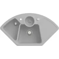 Villeroy & Boch Keramikspüle 670802SM, Solo Eck Eckspüle - inkl.