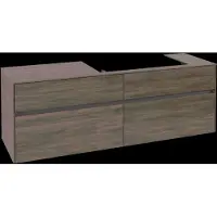 Villeroy & Boch V&B Waschtischunterschrank Collaro 160x54,8x50cm, WT rechts, arizona oak