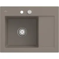 Villeroy & Boch Keramikspüle 331202TR, Subway 45 Compact Einbauspüle - inkl.