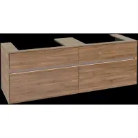 Villeroy & Boch V&B Waschtischunterschrank Collaro 160x54,8x50cm, f 2 WT, m LED, Kan Oa