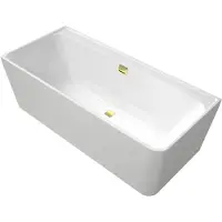 Villeroy & Boch VB Collaro Badewanne 1800x800 mm Eckausführung li, CoD, Gold weiß alpin