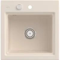 Villeroy & Boch V&B Spüle Subway Style 50 S Git., L, m Abl., Exzenter, ivory C-plus