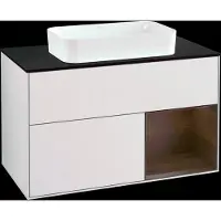 Villeroy & Boch V&B Waschtischunterschrank FINION 1000x603x501mm m Apl. Gl bl ma Regalelem