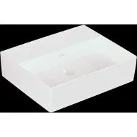 Villeroy & Boch V&B Waschtisch Memento 2.0 50x42cm, geschli., o. ÜL, st. wh. C-plus