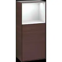Villeroy & Boch V&B Seitenschrank Finion 41,8x93,6cm, li, Reg ob glo wh., wal ven