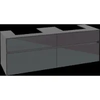 Villeroy & Boch V&B Waschtischunterschrank Collaro 160x54,8x50cm, f 2 WT, glossy grey
