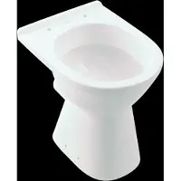 Villeroy & Boch Villeroy und Boch Vicare Stand-Tiefspül-WC 4684R001 35,5x49cm, spülrandlos, Abgang waagerecht, weiß