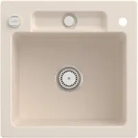 Villeroy & Boch Keramikspüle 334502FU, Siluet 50 S Einbauspüle - inkl.