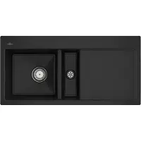 Villeroy & Boch V&B Einbauspüle SUBWAY 60 FLAT 965x475mm Be li Handbet chromit