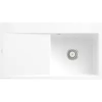 Villeroy & Boch Keramikspüle 33511FR1, Subway Style 50 Flat Flächenbündige Spüle - inkl.