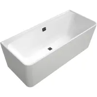 Villeroy & Boch VB Collaro Badewanne 1800 x 800 mm Colour on Demand, Black Matt weiß alpin