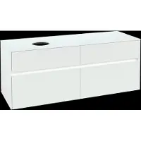 Villeroy & Boch V&B Waschtischunterschrank Collaro 140x54,8x50cm, WT l, LED 10W, wh. ma