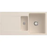 Villeroy & Boch Keramikspüle 33371FFU, Siluet 60 R flat Flächenbündige Spüle - inkl.