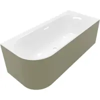Villeroy & Boch Loop & Friends half vrijstaand bad 180x80x44cm glans alpin wit acryl