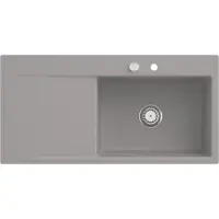 Villeroy & Boch Keramikspüle 33612FKD, Subway Style 60 Flat Flächenbündige Spüle