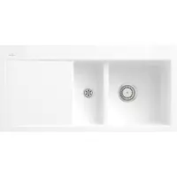 Villeroy & Boch Keramikspüle 67121FR1, Subway 60 flat Flächenbündige Spüle - inkl.