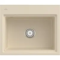 Villeroy & Boch Keramikspüle 33661FFU, Subway Style 60 S Flat Flächenbündige Spüle - inkl.