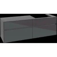 Villeroy & Boch V&B Waschtischunterschrank Collaro 160x54,8x50cm, WT rechts, glossy grey