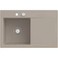 Villeroy & Boch Keramikspüle 334802AM, Subway Style 45 Einbauspüle - inkl.