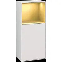 Villeroy & Boch V&B Seitenschrank Finion 41,8x93,6cm, li, Reg ob gol m, wh. m Lac