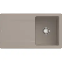 Villeroy & Boch Keramikspüle 333501AM, Siluet 50 Einbauspüle - inkl.