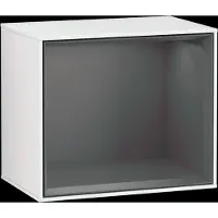 Villeroy & Boch Villeroy und Boch Finion Regalmodul F580GKGF 41,8x35,6x27cm, Regal Antracite Matt, Glossy white lacquer