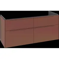 Villeroy & Boch V&B Waschtischunterschrank Subway 3.0 127,2x56,6x47,8cm, o LE/Gr mon., wine r