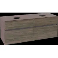 Villeroy & Boch V&B Waschtischunterschrank Collaro 140x54,8x50cm, f 2 WT, Arizona Oak