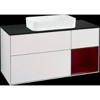 Villeroy & Boch V&B Waschtischunterschrank FINION 1200x603x501mm m Apl. Gl bl ma Regalelem