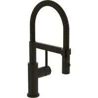 Villeroy & Boch V&B Spültisch-Einhebelmischer Steel Expert Compact Umstellung Strahl/Brause, matt Black