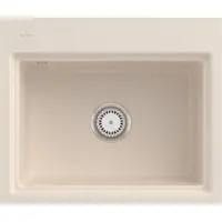 Villeroy & Boch Keramikspüle 336A1FFU, Subway Style 60 S Flat Flächenbündige Spüle - inkl.