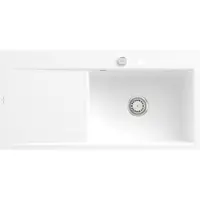 Villeroy & Boch Keramikspüle 33612FRW, Subway Style 60 Flat Flächenbündige Spüle