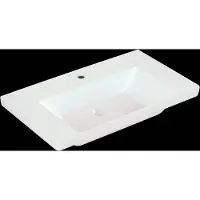 Villeroy & Boch Subway 3.0 Schrankwaschtisch 80 cm, mit 1 Hahnloch, ohne Überlauf