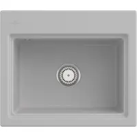 Villeroy & Boch Keramikspüle 336601SM, Subway Style 60 S Einbauspüle - inkl.
