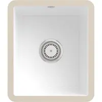 Villeroy & Boch Keramikspüle 332401KG, Subway 45 SU Unterbauspüle - inkl.