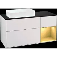 Villeroy & Boch V&B Waschtischunterschrank FINION 1200x603x501 Abdpl bl Reg go ma/wh ma