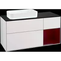 Villeroy & Boch V&B Waschtischunterschrank FINION 1200x603x501mm m Apl. Gl bl ma Regalelem