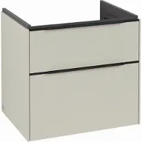Villeroy & Boch Subway 3.0 Waschbeckenunterschrank, 2 Auszüge, 622x576x478mm, C57601VN