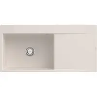 Villeroy & Boch Keramikspüle 33621FKR, Subway Style 60 Flat Flächenbündige Spüle - inkl.