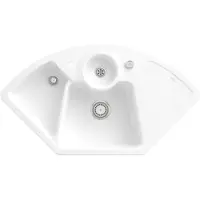 Villeroy & Boch V&B Eckspüle SOLO ECK 1075x600mm Exz-bet snow white