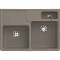 Villeroy & Boch V&B Spülstein Doppelbecken 895x630mm Handbet timber
