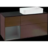 Villeroy & Boch V&B Waschtischunterschrank FINION 1200x603x501 Abdpl bl Reg anth ma/Wln Ve