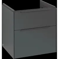 Villeroy & Boch Subway 3.0 Waschbeckenunterschrank, LED-Beleuchtung, 2 Auszüge, 572x576x478mm, C578L2VR