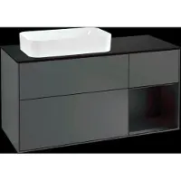Villeroy & Boch V&B Waschtischunterschrank FINION 1200x603x501 Abdpl bl Reg bl ma/anth ma