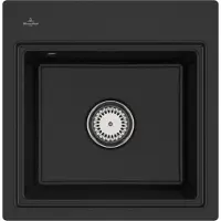 Villeroy & Boch Keramikspüle 335A1FJ0, Subway Style 50 S Flat Flächenbündige Spüle - inkl.