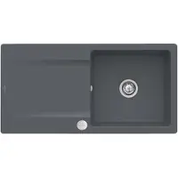 Villeroy & Boch Keramikspüle 33362Fi4, Siluet 60 flat Flächenbündige Spüle - inkl.