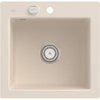 Villeroy & Boch Keramikspüle 33152FFU, Subway 50 S flat Flächenbündige Spüle - inkl.